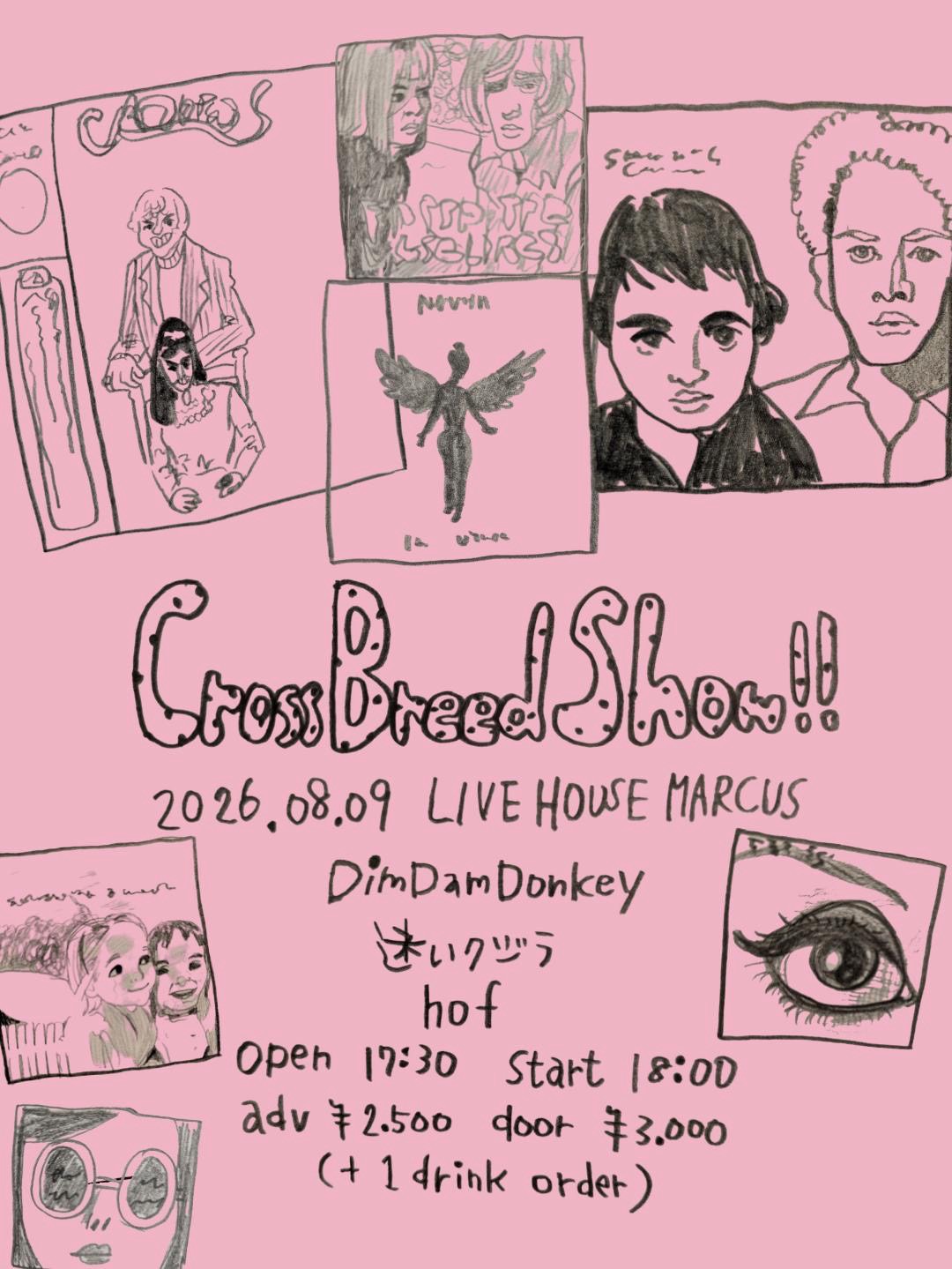 DimDamDonkey主催“CrossBreedShow!!”
